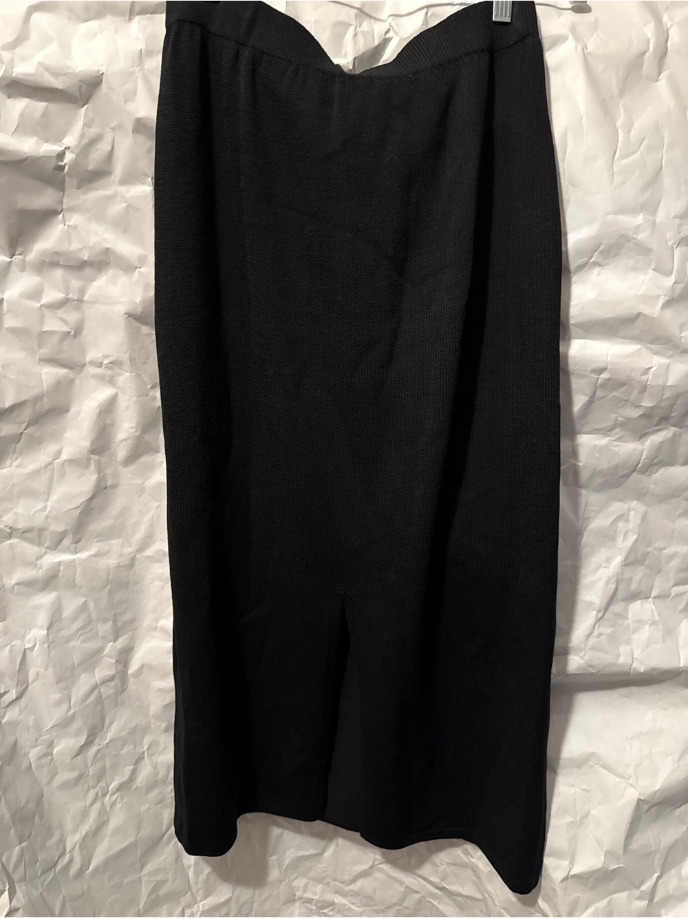 Women's Black Midi Skirt - Sleek Everyday Midi